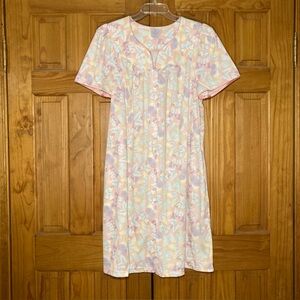 NWOT Vintage Secret Treasures Snap Front Nightgown Housecoat Size L 12/14